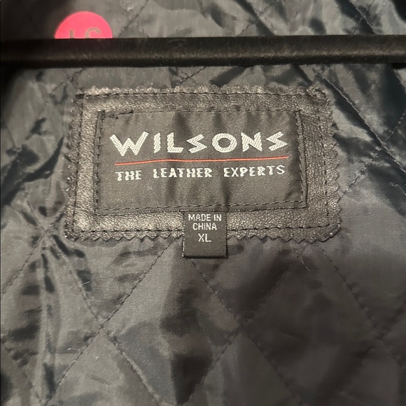 #51 WILSON LEATHER BLACK HEAVY DUTY HOODED PADDED LEATHER JACKET MEN SIZE XL - Picture 7 of 9